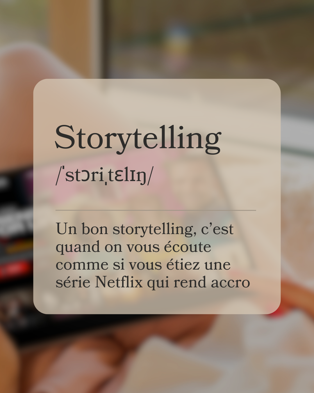 Storytelling : La danse délicate entre le coeur et la tête