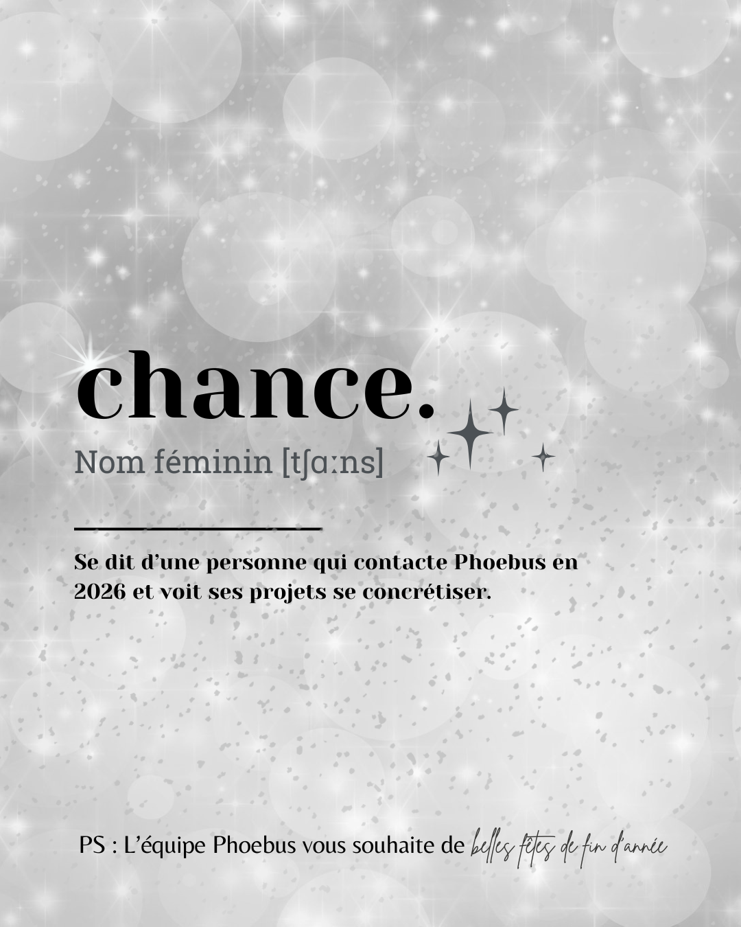 On vous souhaite beaucoup de chance en 2026 …