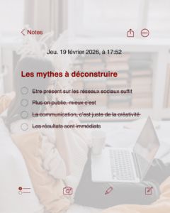Mythes vs Réalité en com’