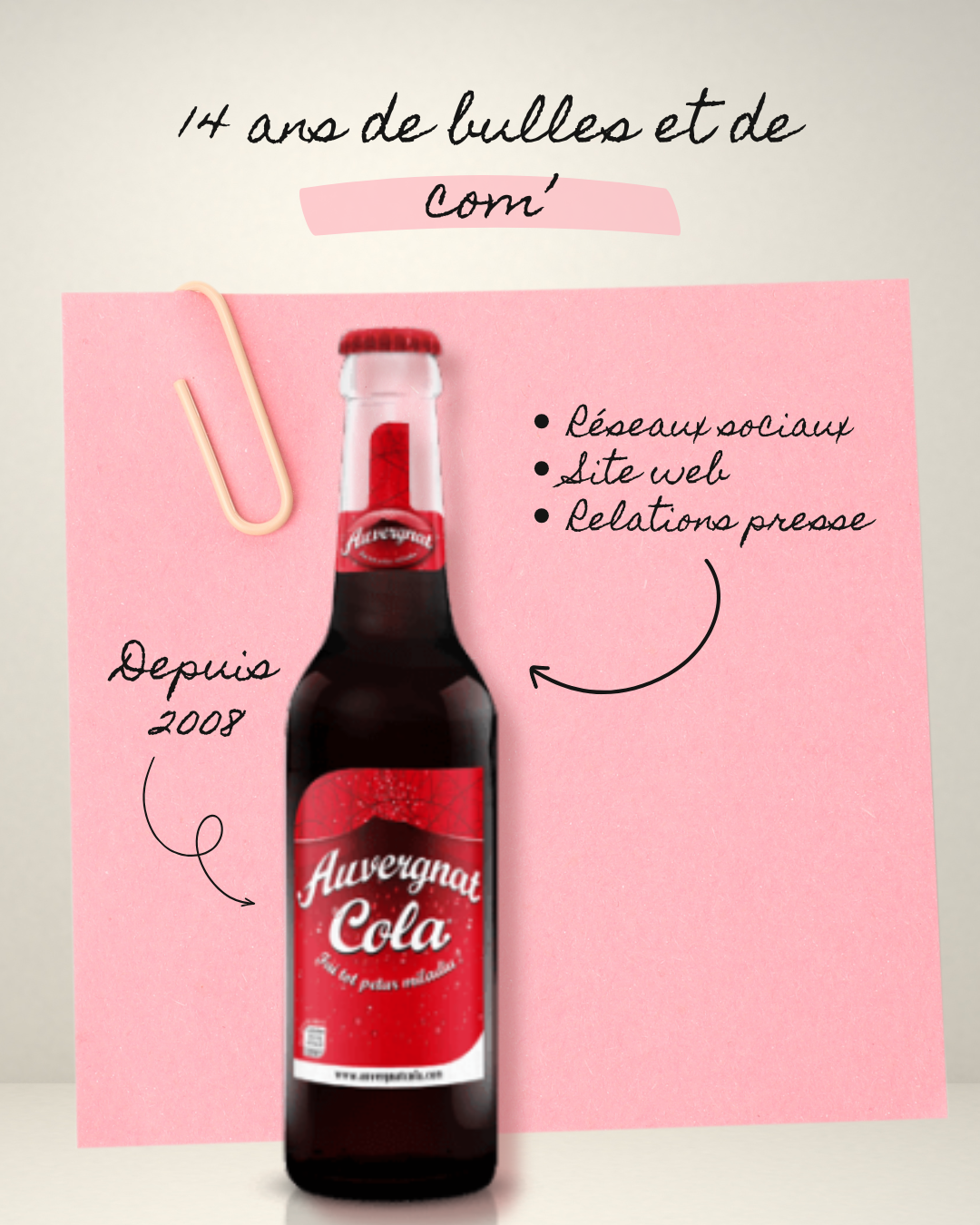 14 ans de bulles et de com’ pétillante !